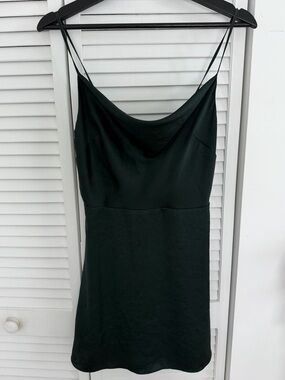 Aritzia Sunday Best Dark Green Dress